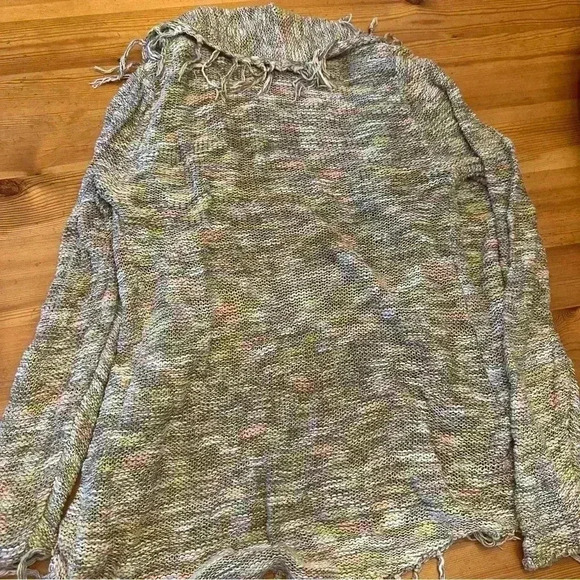 American Rag Cie boho fringe cardigan women medium - Picture 8 of 13